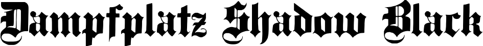 Dampfplatz Shadow Black title