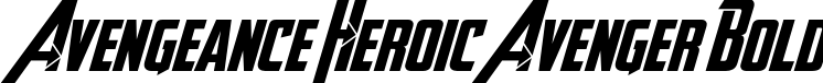 Avengeance Heroic Avenger Bold