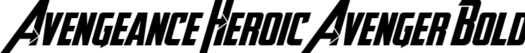 Avengeance Heroic Avenger Bold