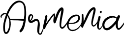 Armenia font sample