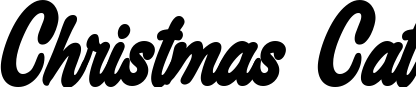 Christmas Cat title