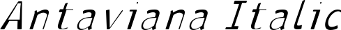 Antaviana Italic