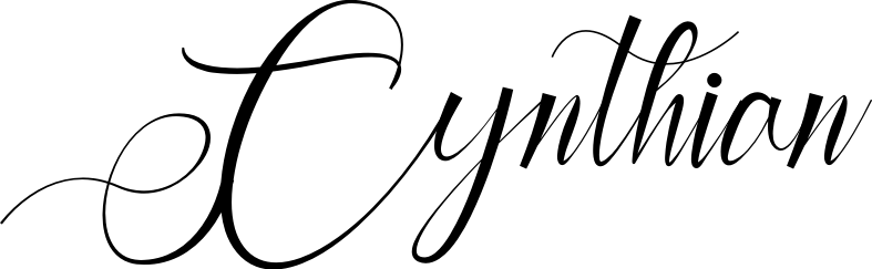 Cynthian font sample