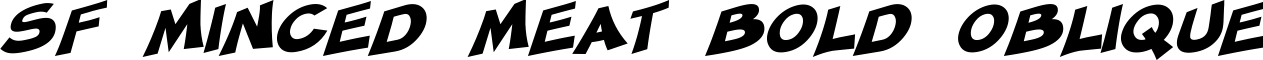 SF Minced Meat Bold Oblique