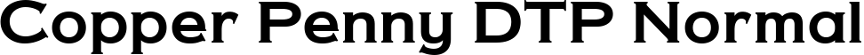Copper Penny DTP Normal
