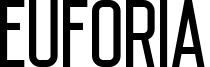 Euforia font sample