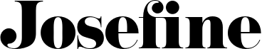 Josefine font sample
