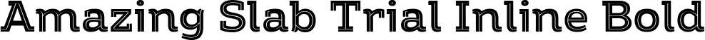 Amazing Slab Trial Inline Bold
