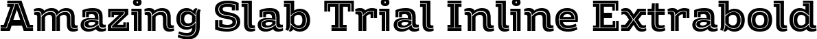 Amazing Slab Trial Inline Extrabold