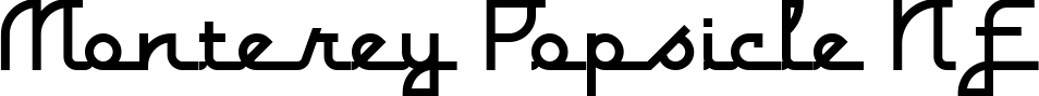 Monterey Popsicle NF font sample