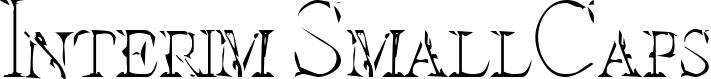 Interim SmallCaps font sample