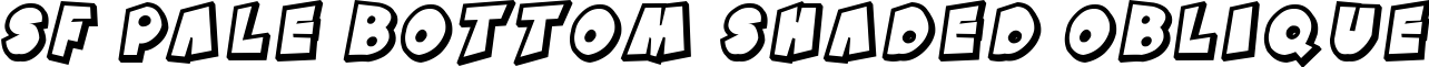 SF Pale Bottom Shaded Oblique