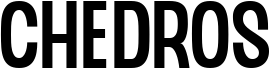 Chedros font sample