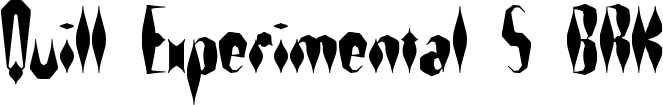 Quill Experimental S BRK title