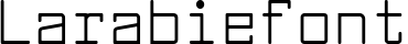 Larabiefont