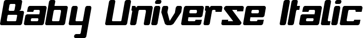 Baby Universe Italic