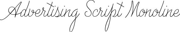 Advertising Script Monoline