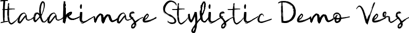 Itadakimase Stylistic Demo Vers