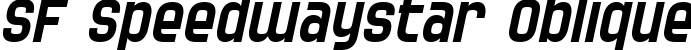 SF Speedwaystar Oblique