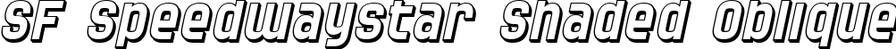 SF Speedwaystar Shaded Oblique
