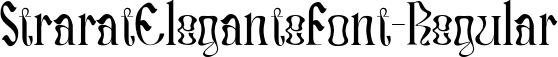 StraratEleganteFont-Regular